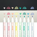 Vivid Pop! 8 Water Based Paint Markers - Pastel For Ages 8+