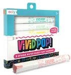 Vivid Pop! 8 Water Based Paint Markers - Pastel For Ages 8+