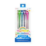 Yummy Yummy 6 Scented Metallic Gel Pens For Ages 3+