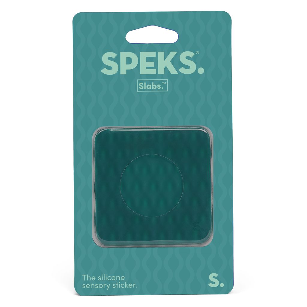 Slabs Silicone Sensory Sticker | Mesh Green - 1