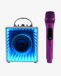 Pop Star Karaoke Infinity Lights Speaker & Mic