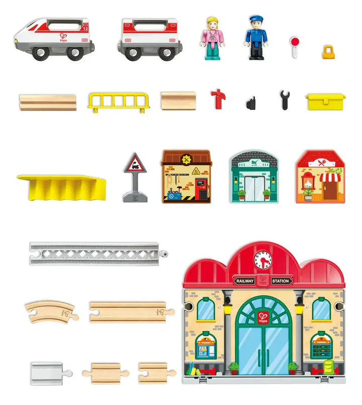 Portable Train Station Set 3+ - 4