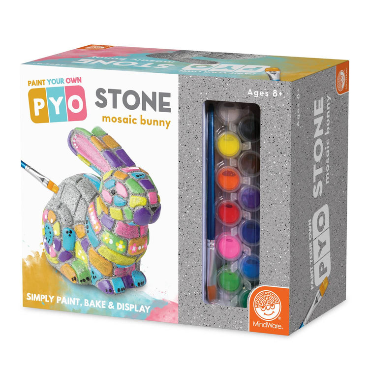 Pyo Mosaic Stone Bunny - Ages 8+ - CR Toys