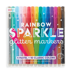 Rainbow Sparkle Glitter Markers - CR Toys