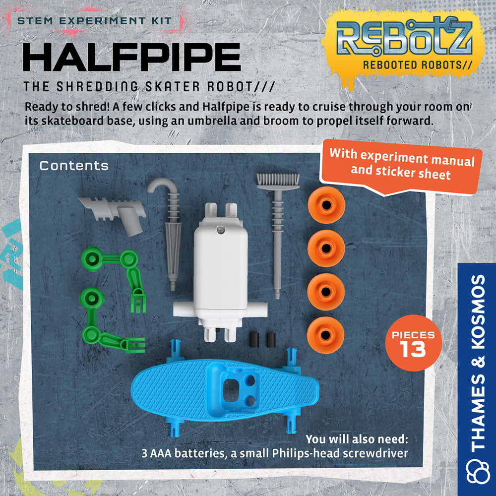 ReBotz: Halfpipe | The Shredding Skater Robot | Ages 6+