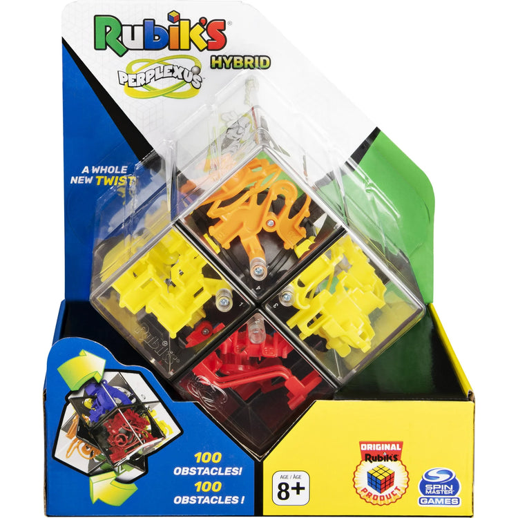 Rubik's Perplexus Hybrid 2 x 2, Challenging Puzzle Single Player Mind Game - CR Toys