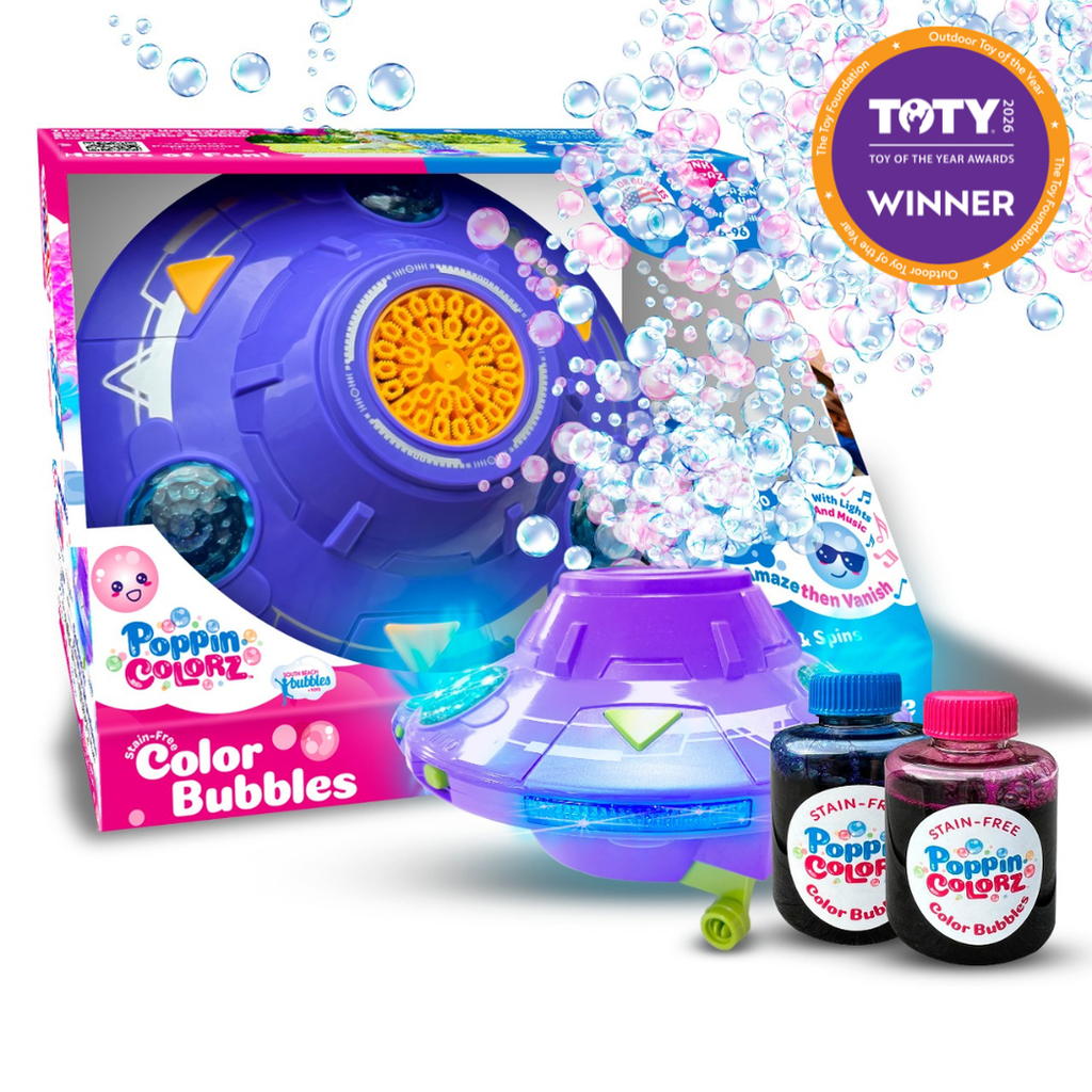 PoppinColorz UFO Bubble Machine SBB540 - CR Toys