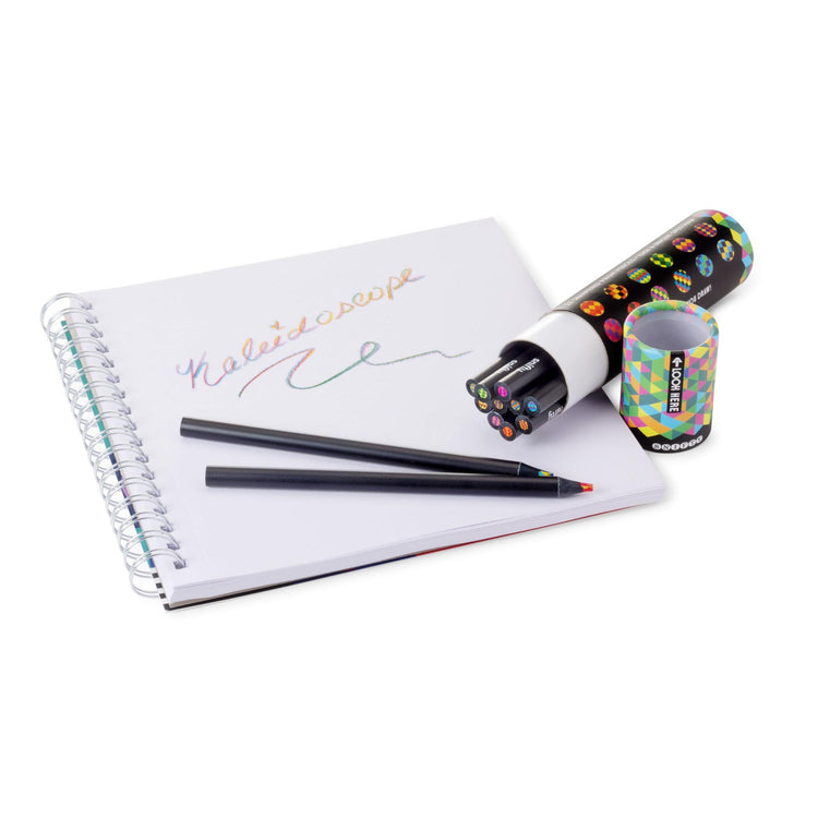 Kaleidoscope 12 Jumbo Multi-Colored Prism Pencils