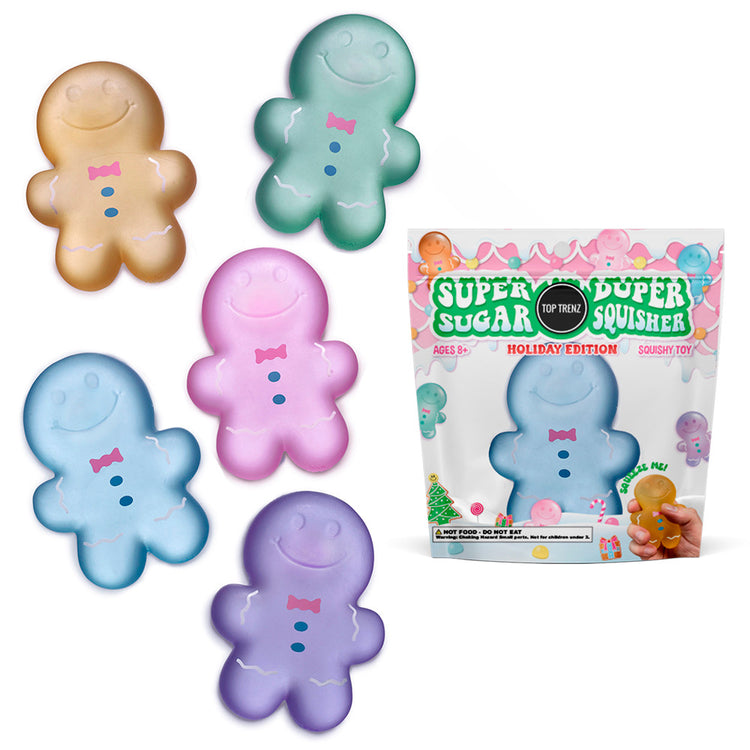 Super Duper Sugar Squisher |  Gingerbread Man Sug-Ging3 - CR Toys
