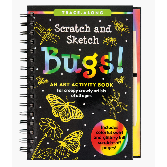 Scratch And Sketch Bugs Book - CR Toys