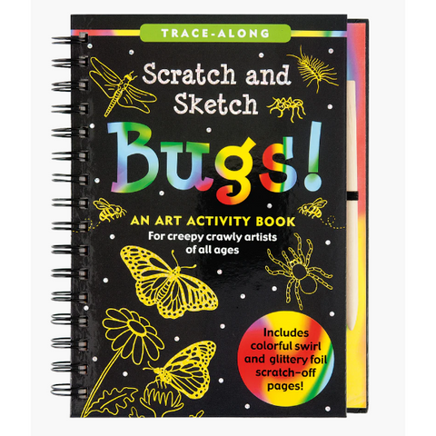 Scratch And Sketch Bugs Book - CR Toys