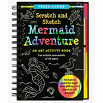 Scratch And Sketch Mermaid Adventure Activity Book - CR Toys