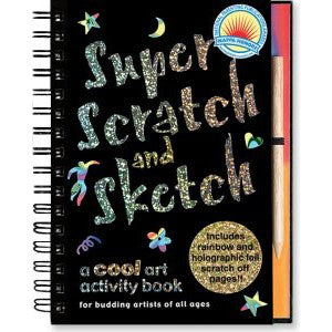 Scratch And Sketch Super Book - CR Toys