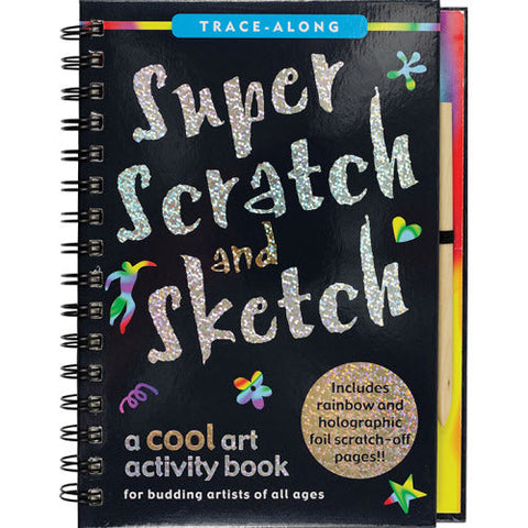 Scratch And Sketch Super Book - CR Toys