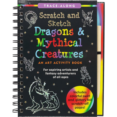 Scratch & Sketch Dragons & Mythical Creatures Book - CR Toys