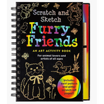 Scratch & Sketch Furry Friends Activity Book - CR Toys