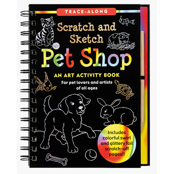 Scratch & Sketch Pet Shop Book - CR Toys