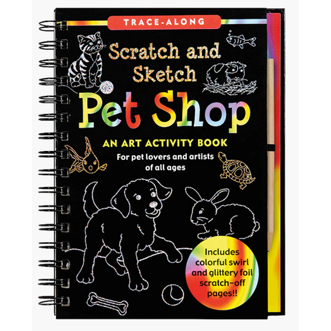 Scratch & Sketch Pet Shop Book - CR Toys