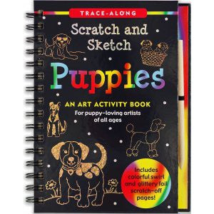 Scratch & Sketch Puppies Activity Book - CR Toys