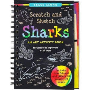Sharks Scratch & Sketch - CR Toys