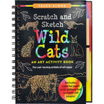 Scratch & Sketch Wild Cats Book - CR Toys