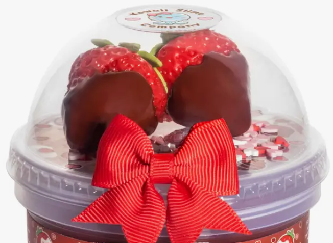 Slime Chocolate Covered Strawberries Glossy Slime - CR Toys