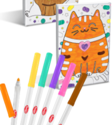 Jr Artist Canvas & Paint Set (Cat Or Dog )