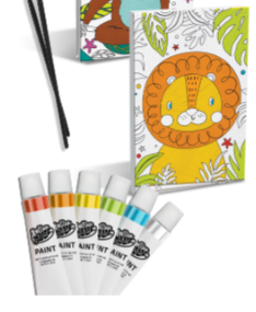 Jr Artist Canvas & Paint Set (Lion Or Sloth)