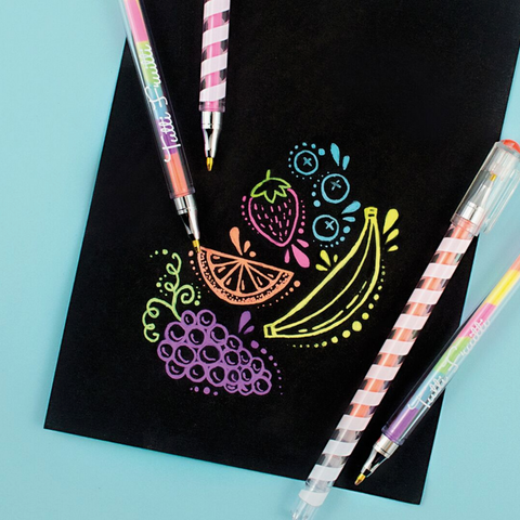 Tutti Fruitti | Scented Multi-Colored Gel Pens 3+ - 1