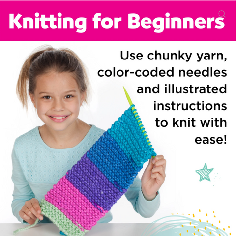 Learn to Knit Pocket Scarf 9+ - 1