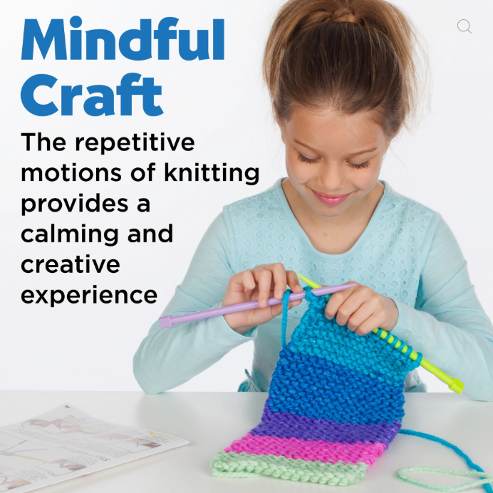 Learn to Knit Pocket Scarf 9+ - 5
