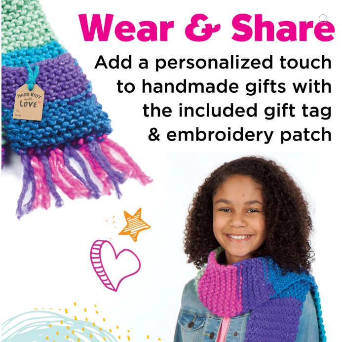 Learn to Knit Pocket Scarf 9+ - 6
