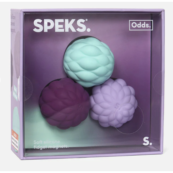Odds Vivid Silicone Fidget Magnets | Purple Puffs - 1