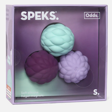 Odds Vivid Silicone Fidget Magnets | Purple Puffs - 1