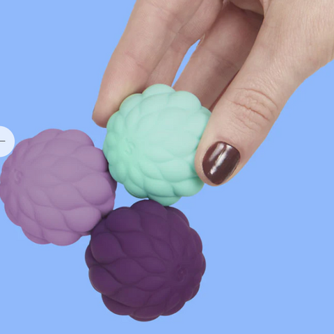 Odds Vivid Silicone Fidget Magnets | Purple Puffs - 1