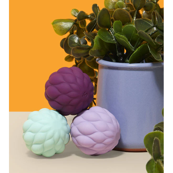 Odds Vivid Silicone Fidget Magnets | Purple Puffs - 3