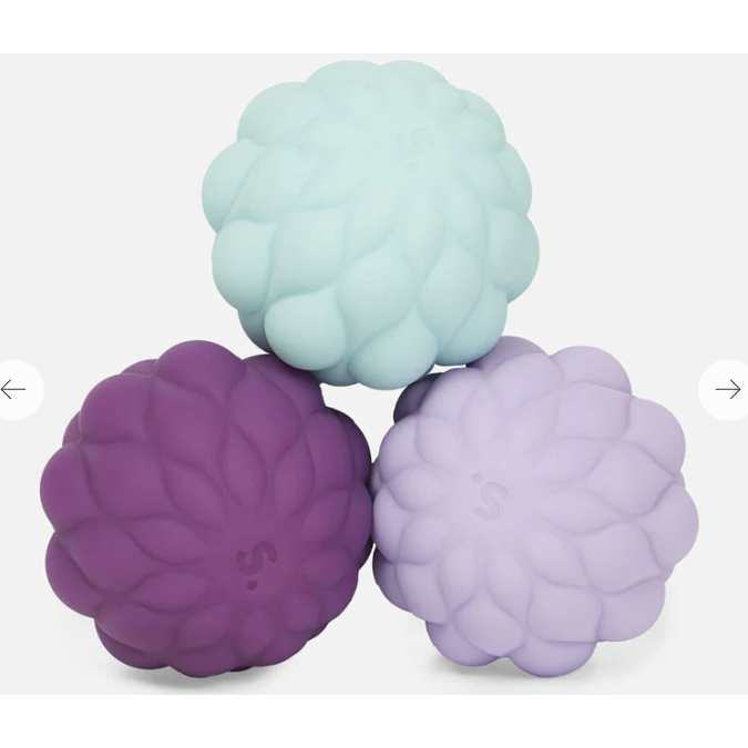 Odds Vivid Silicone Fidget Magnets | Purple Puffs - 4
