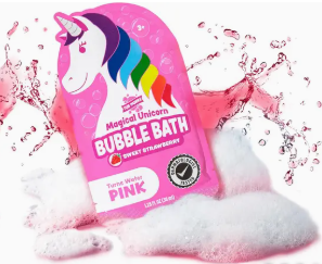 Tub Works | Magical Kids Bubble Bath |  Pink, Purple or Teal Bath Colors | Comes in Single Pack - 1
