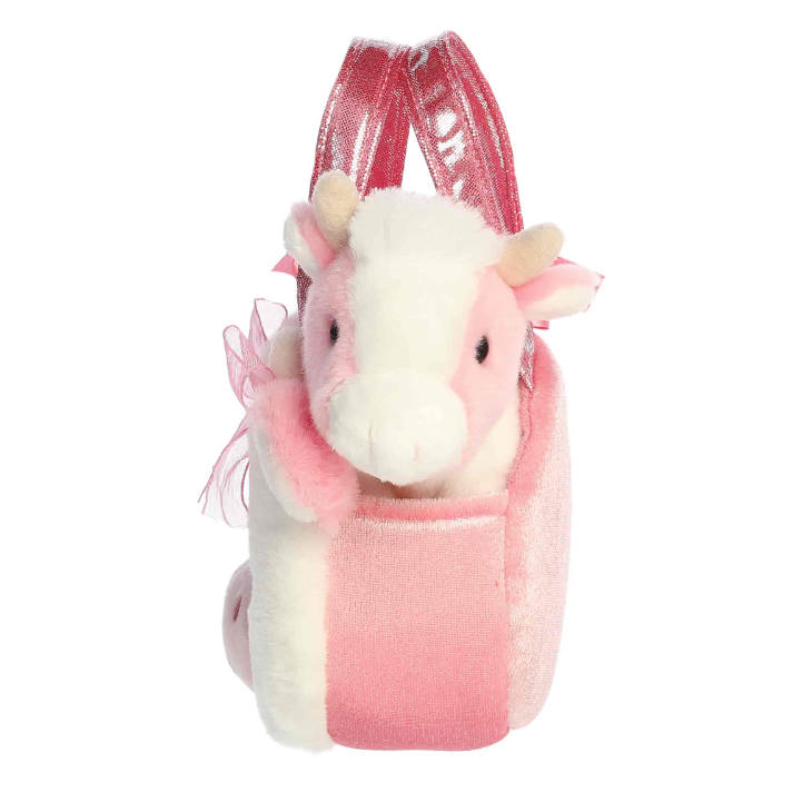 Fancy Pals Purse | Fuzzy Face Strawberry Cow - 2