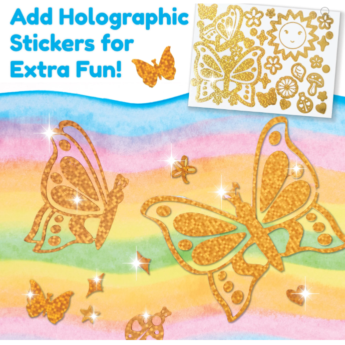 Magic Reveal Squeegee Art | Butterfly 7+ - 6