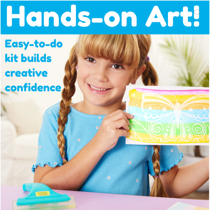 Magic Reveal Squeegee Art | Butterfly 7+ - 7