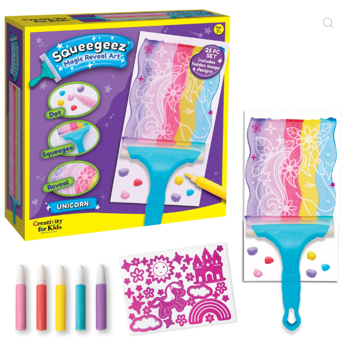 Magic Reveal Squeegee Art | Unicorn 7+ - 8