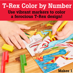 Marker Color By Number | T-Rex Foil Fun 6+ - 2