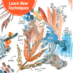 Reverse Coloring and Doodling Book Monochrome 13+ - 4