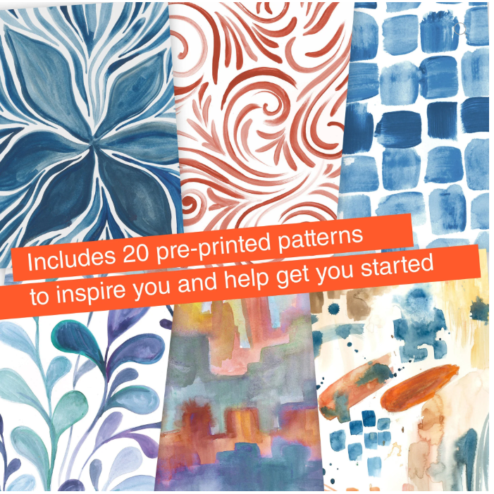 Reverse Coloring and Doodling Book Monochrome 13+ - 5