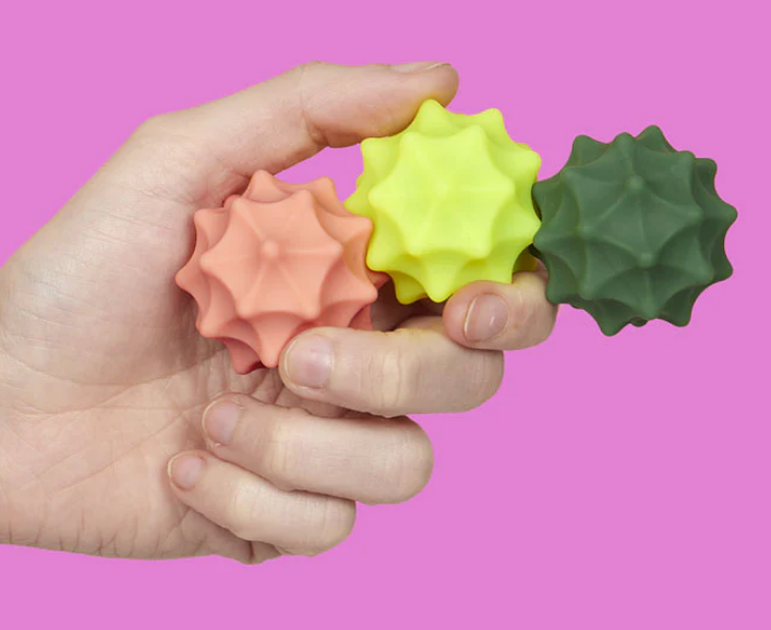 Odds Vivid Silicone Fidget Magnets | Green Spurs - 2