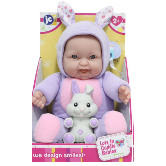 Lots To Cuddle | 12" Baby Doll With Pacifier - 2
