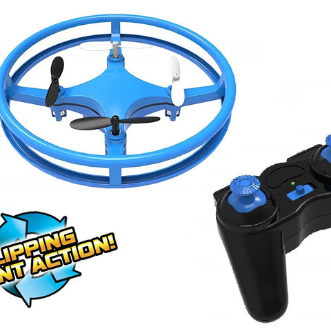 Sky Lighter Glow Disc Drone - Blue - CR Toys