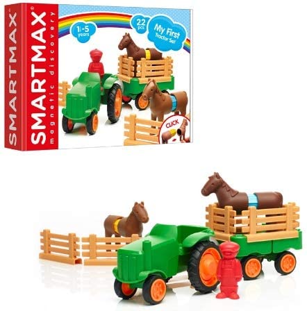 Smartmax My First Tractor 18Months+ Magnetic Building - CR Toys