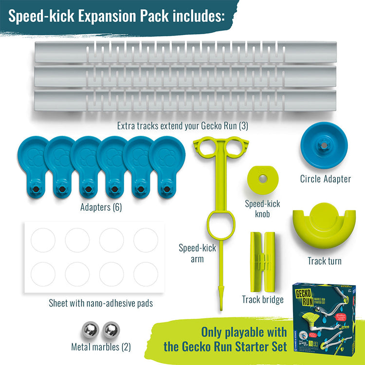 Gecko Run: Marble Run Speed-Kick Expansion Pack 8+ 550211